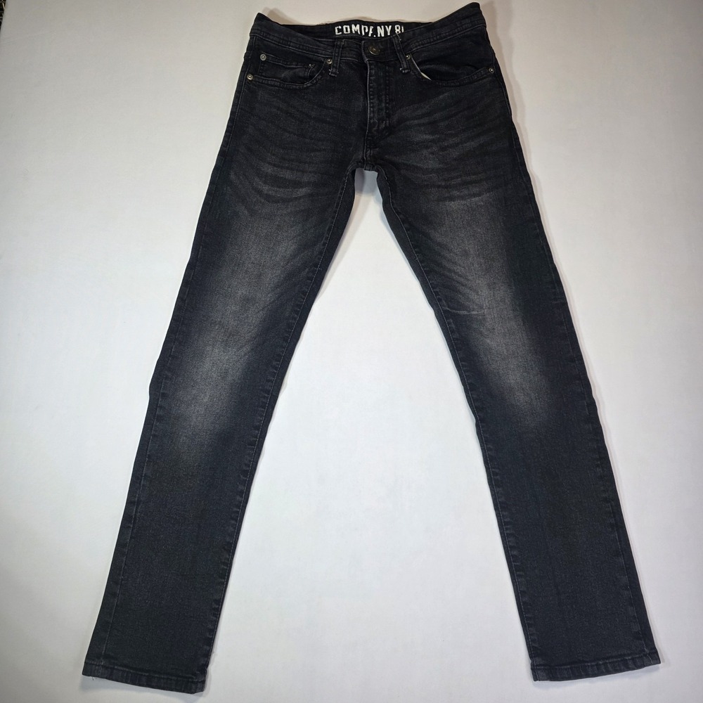 Company 81 Mens Jeans 30x30 Dark Wash Slim Straight Stretch Denim